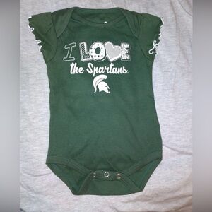 Spartans Kids Green Bodysuit